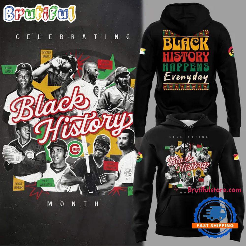 Chicago Cubs Black History Month 2026 Hoodie