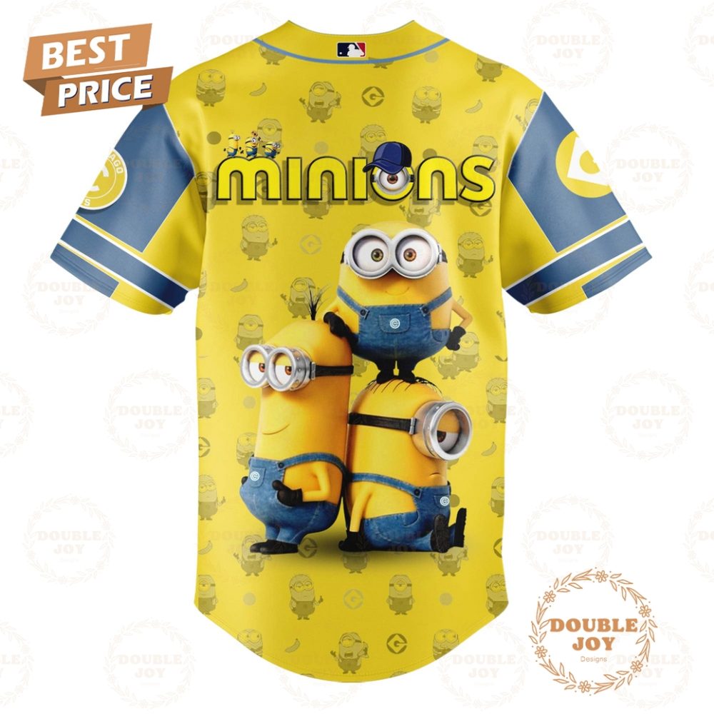 Chicago Cubs Minions 2025 Limited Edition Baseball Jersey - Image 3
