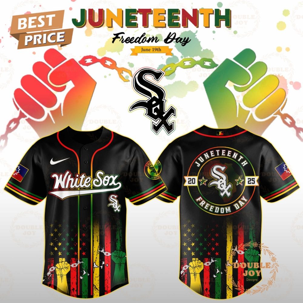Chicago White Sox Juneteenth Freedom Day 2025 Special Edition Baseball Jersey