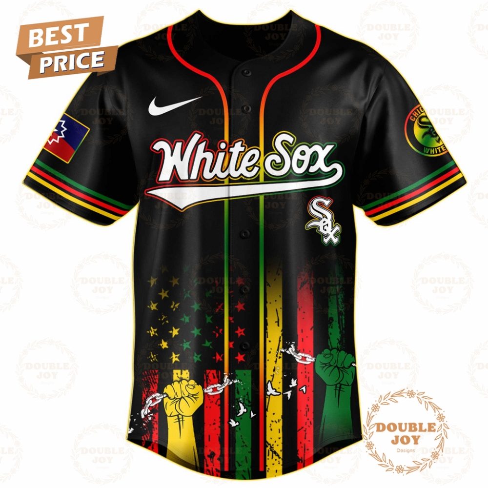 Chicago White Sox Juneteenth Freedom Day 2025 Special Edition Baseball Jersey - Image 2