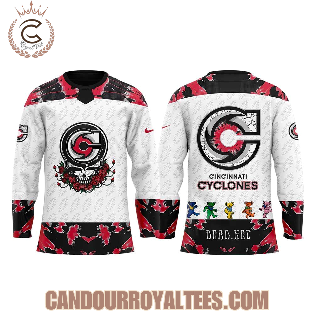 Cincinnati Cyclones Grateful Dead Night 2026 Hockey Jersey - Image 2