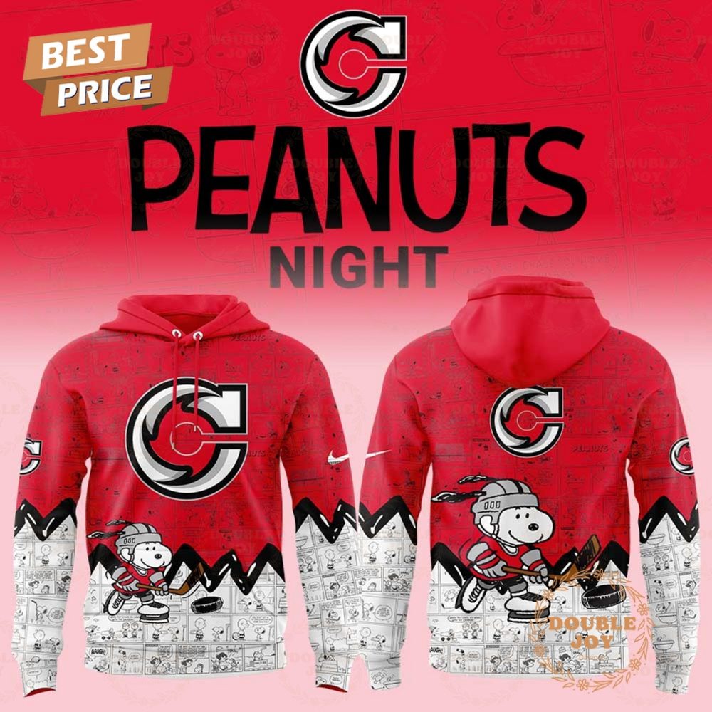 Cincinnati Cyclones Peanuts Night 2025 75Th Anniversary Hoodie