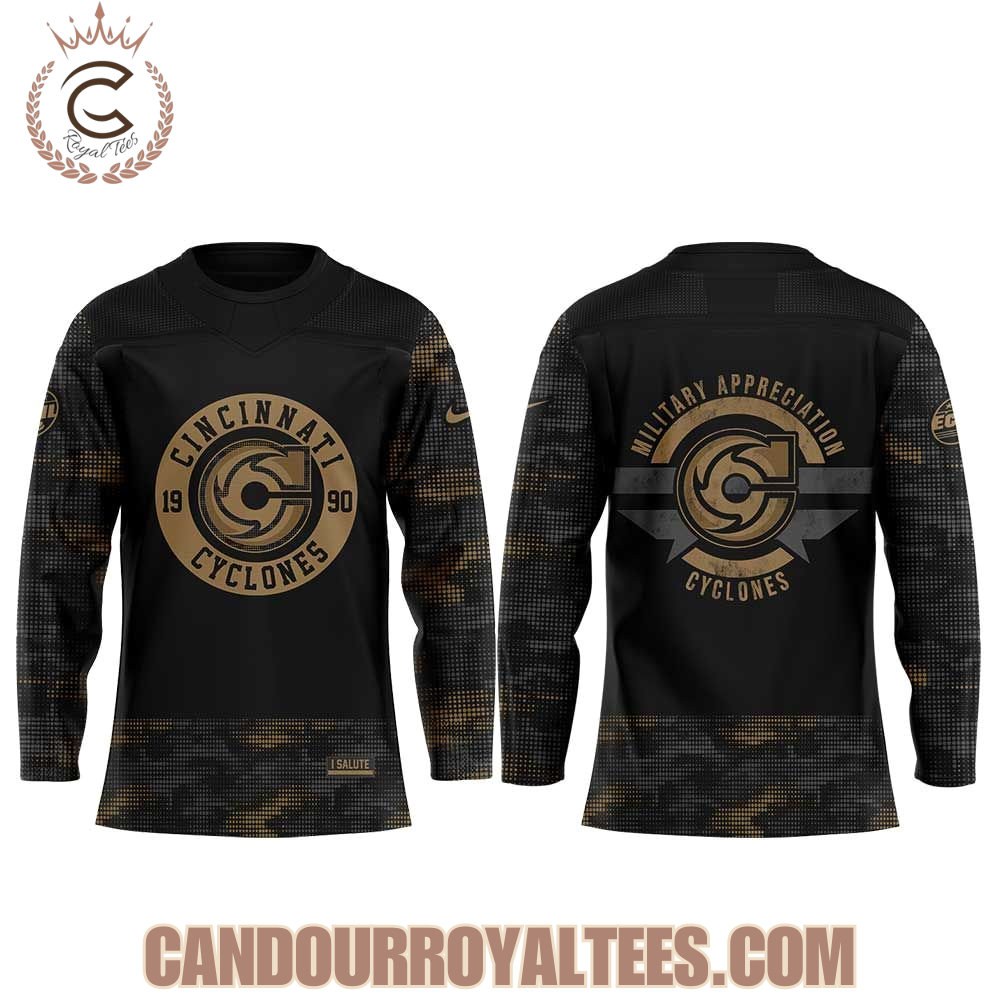 Cincinnati Cyclones X Military Appreciation 2025 Jersey - Image 2