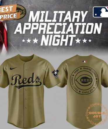 Cincinnati Reds Military Appreciation Night 2025 Limited Edition Baseball Jersey