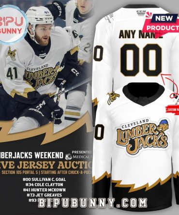 Cleveland Monsters X Lumberjacks Auction Hockey Jersey
