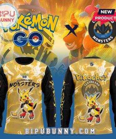 Cleveland Monsters X Pokémon Go Hockey Jersey