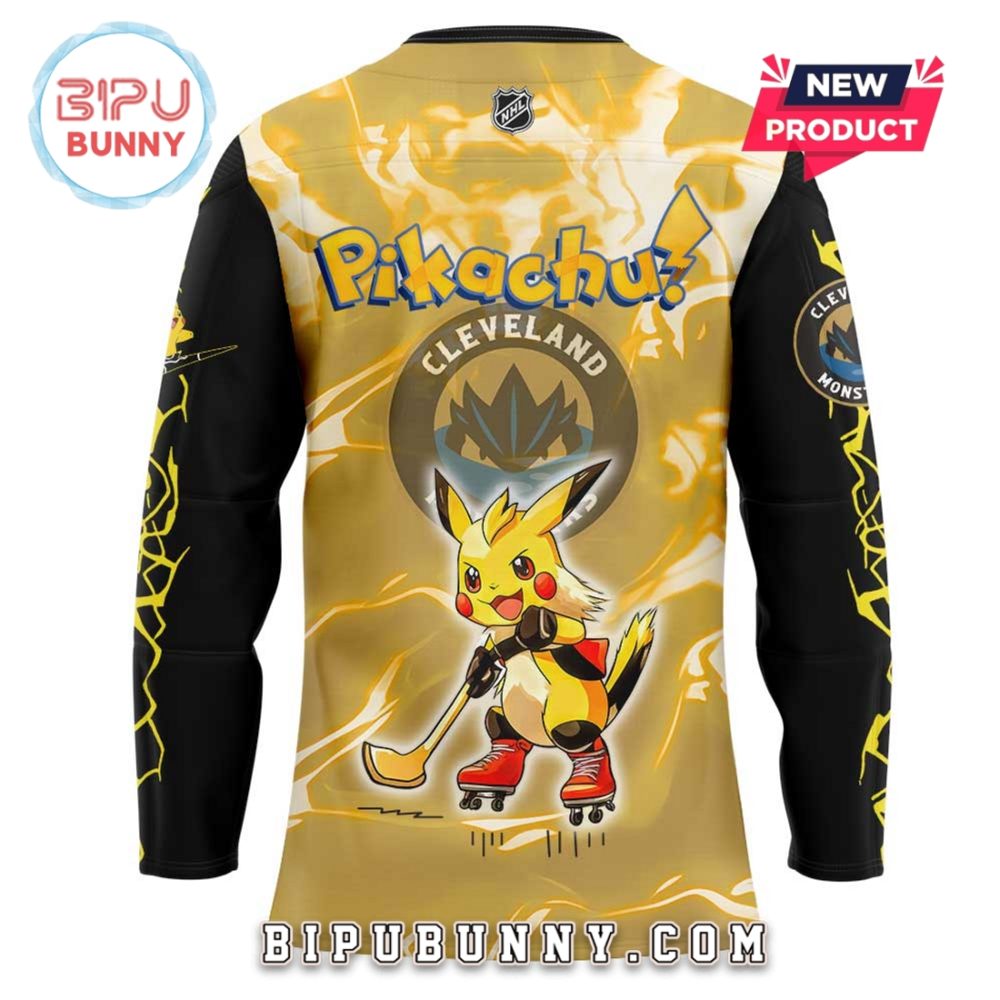 Cleveland Monsters X Pokémon Go Hockey Jersey - Image 3
