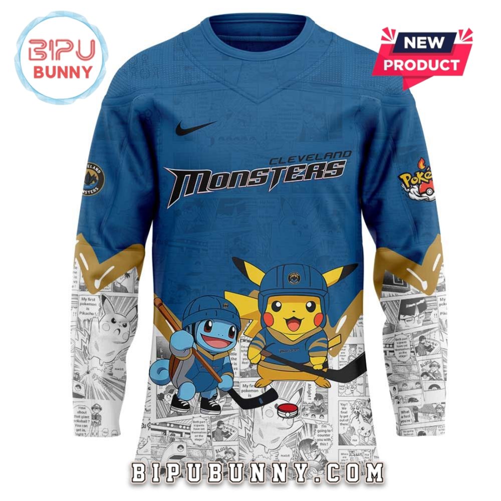 Cleveland Monsters X Pokémon Hockey Jersey - Image 2