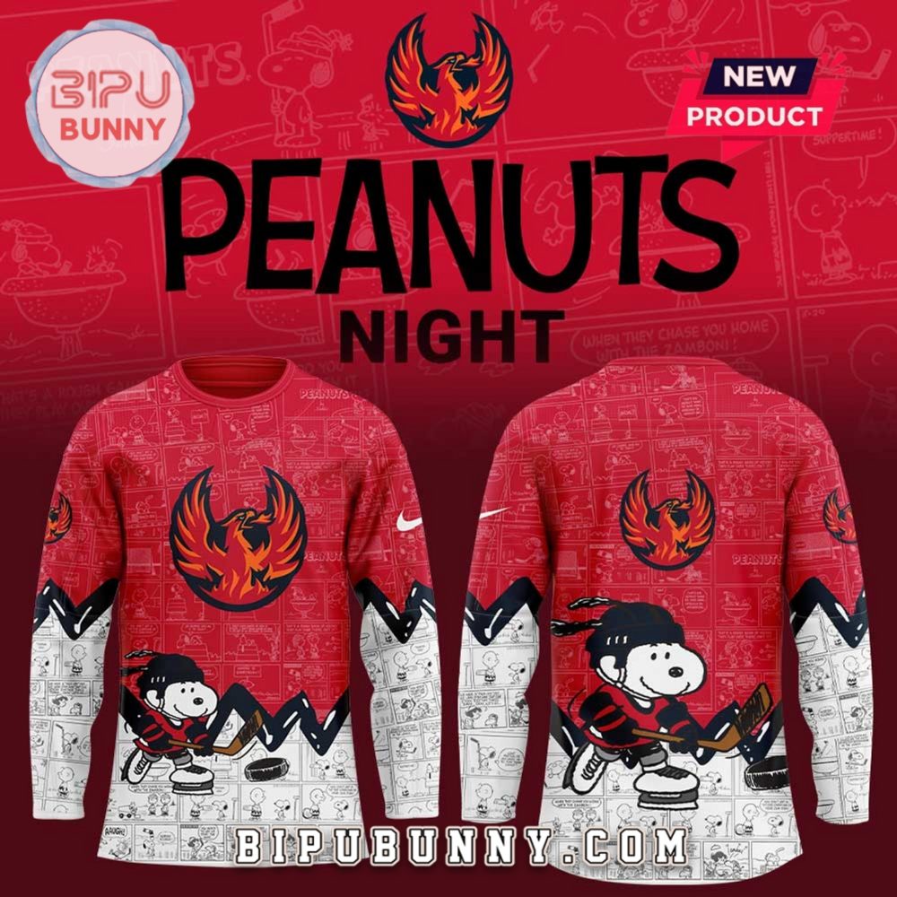 Coachella Valley Firebirds X Peanuts Hockey Jersey - Image 2