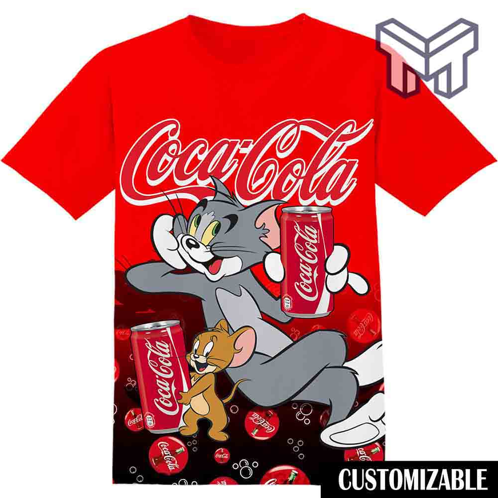 Coca Cola Tom And Jerry 3D T-Shirt ,All Over 3D Printed Shirts
