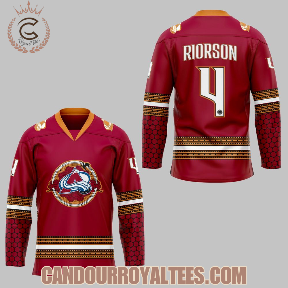 Colorado Avalanche Fourth Wing Night Jersey - Image 2