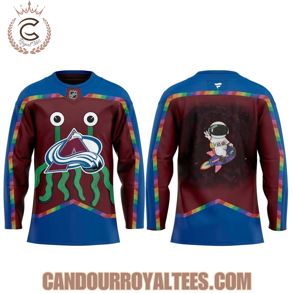 Colorado Avalanche Pride Night 2026 Hockey Jersey - Image 2