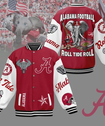 Alabama Crimson Tide Ncaa New Bomber Baseball Jacket For Fan