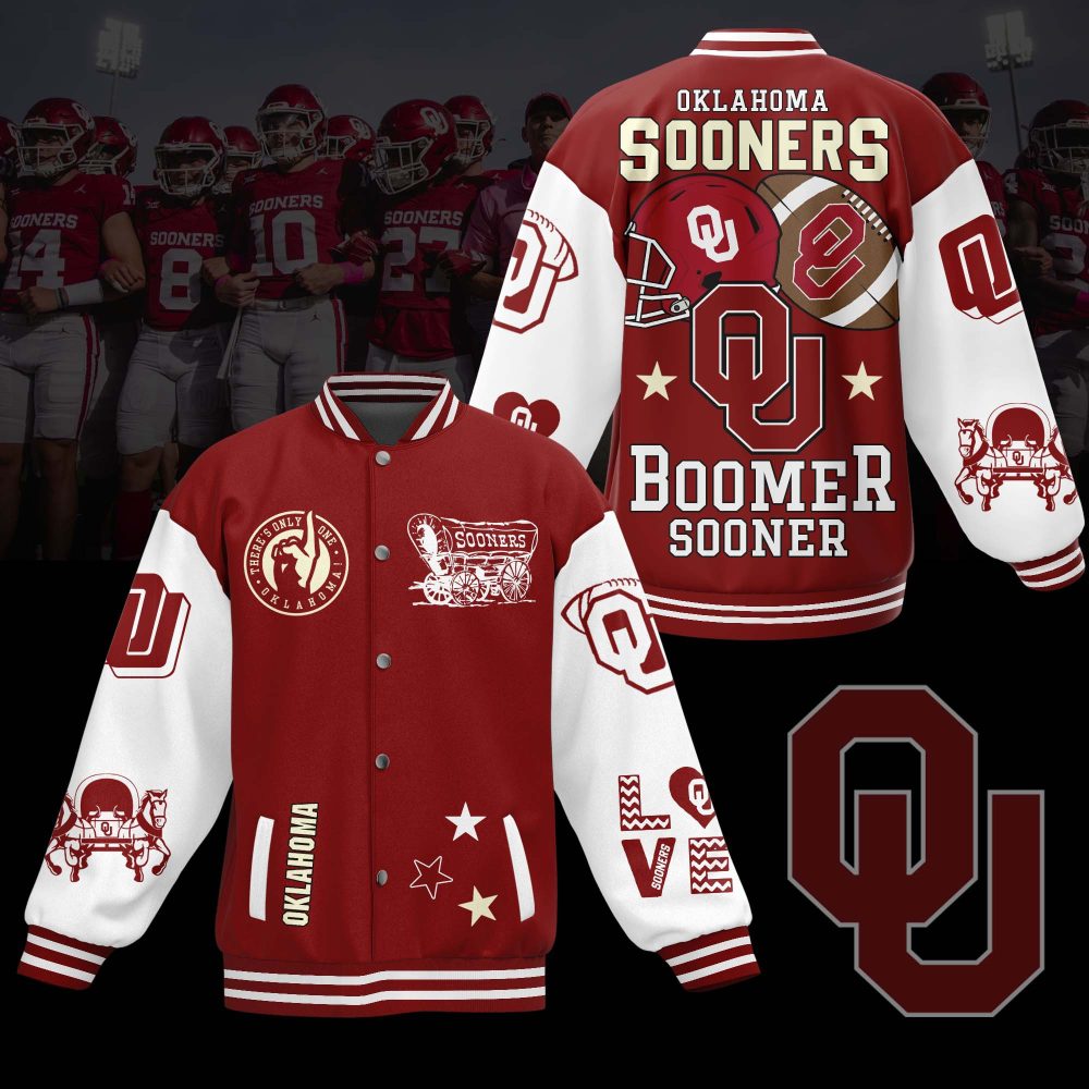 Oklahoma Sooners Ncaa New Bomber Baseball Jacket For Fan