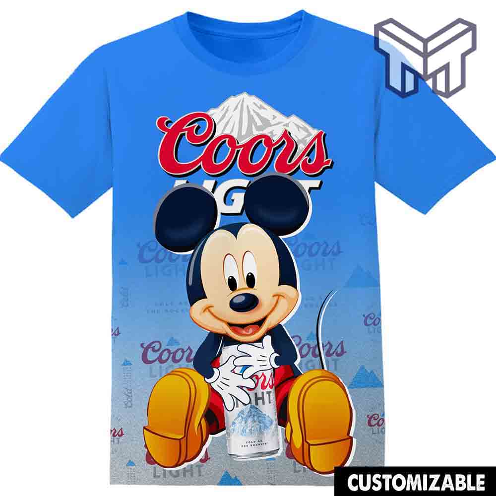 Coors Disney Mickey 3D T-Shirt ,All Over 3D Printed Shirts