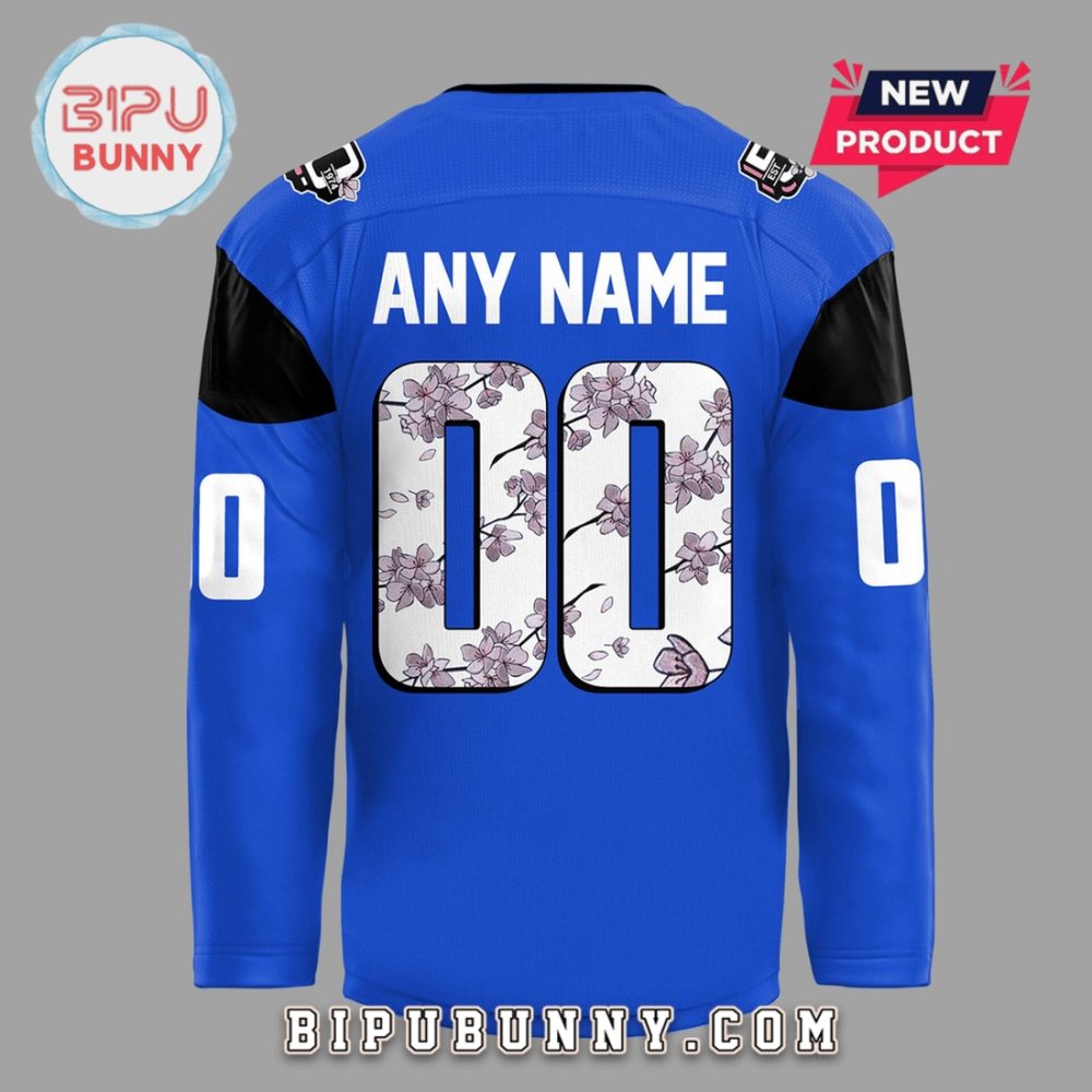Custom Washington Capitals Behind The Bloom Hockey Jersey - Image 3