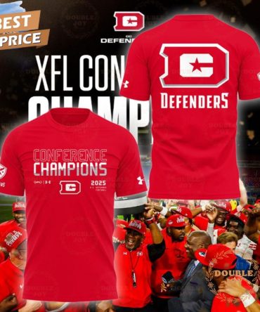 Dc Defenders Xfl Conference Champions 2025 Limited Edition T-Shirt, Hoodie - Red