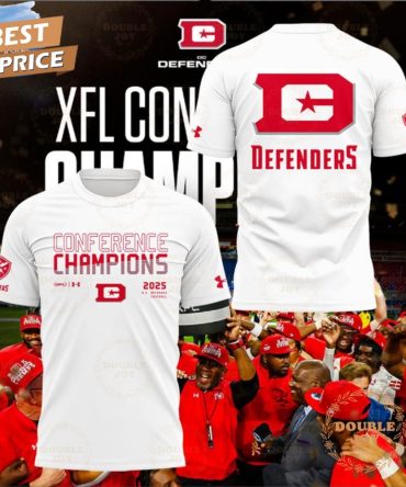 Dc Defenders Xfl Conference Champions 2025 Limited Edition T-Shirt, Hoodie - White