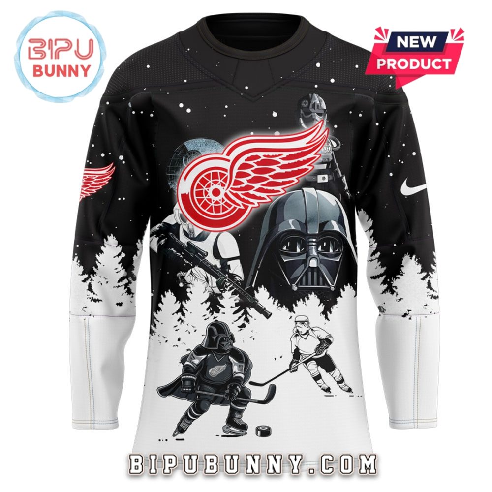 Detroit Red Wings 2025 Star Wars Hockey Jersey - Image 3