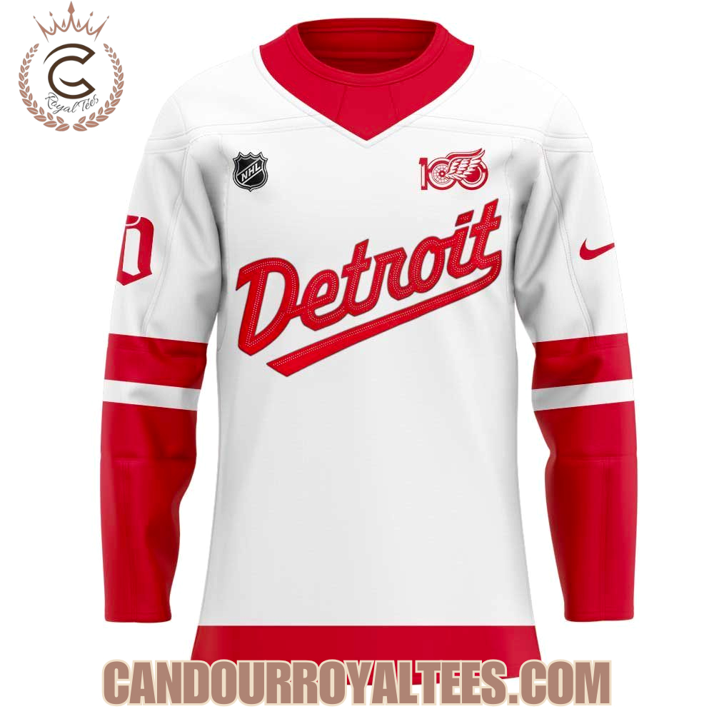 Detroit Red Wings Centennial Uniform Jersey - Image 2