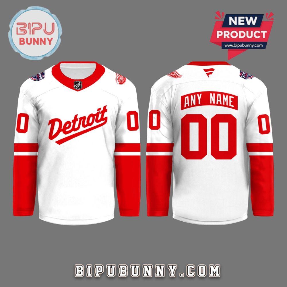 Detroit Red Wings Custom 2025 Stadium Series Hockey Jersey - Image 2