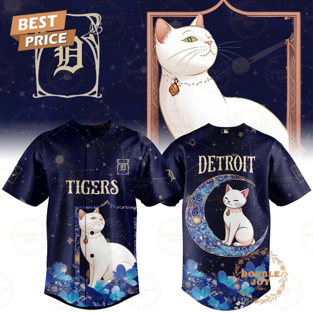 Detroit Tigers Cat Version Tarot 2025 Special Edition Baseball Jersey