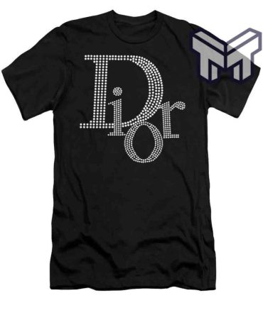 Dior Shirt,Dior Logo Black Luxury Brand T-Shirt Gift For Men Women Special Gift