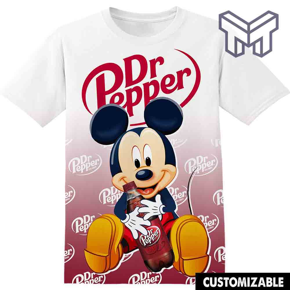 Dr Pepper Disney Mickey 3D T-Shirt ,All Over 3D Printed Shirts - Image 2