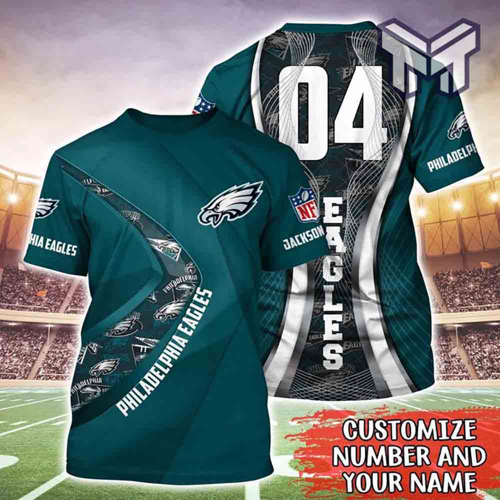 Eagles All Over 3D Printed Shirts