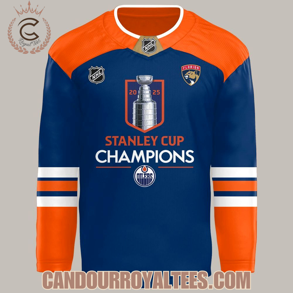 Edmonton Oilers Champion Nhl Stanley Cup 2025 Jersey - Image 2