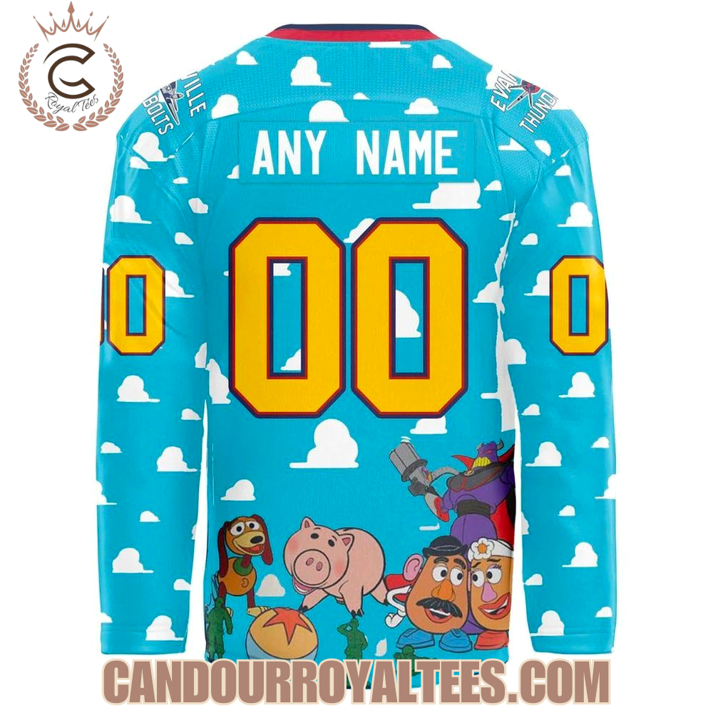 Evansville Thunderbolts ''Toy Story '' Jersey 2025 - Image 3