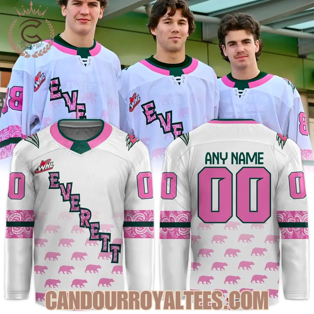 Everett Silvertips Cancer Specialty Jersey 2025