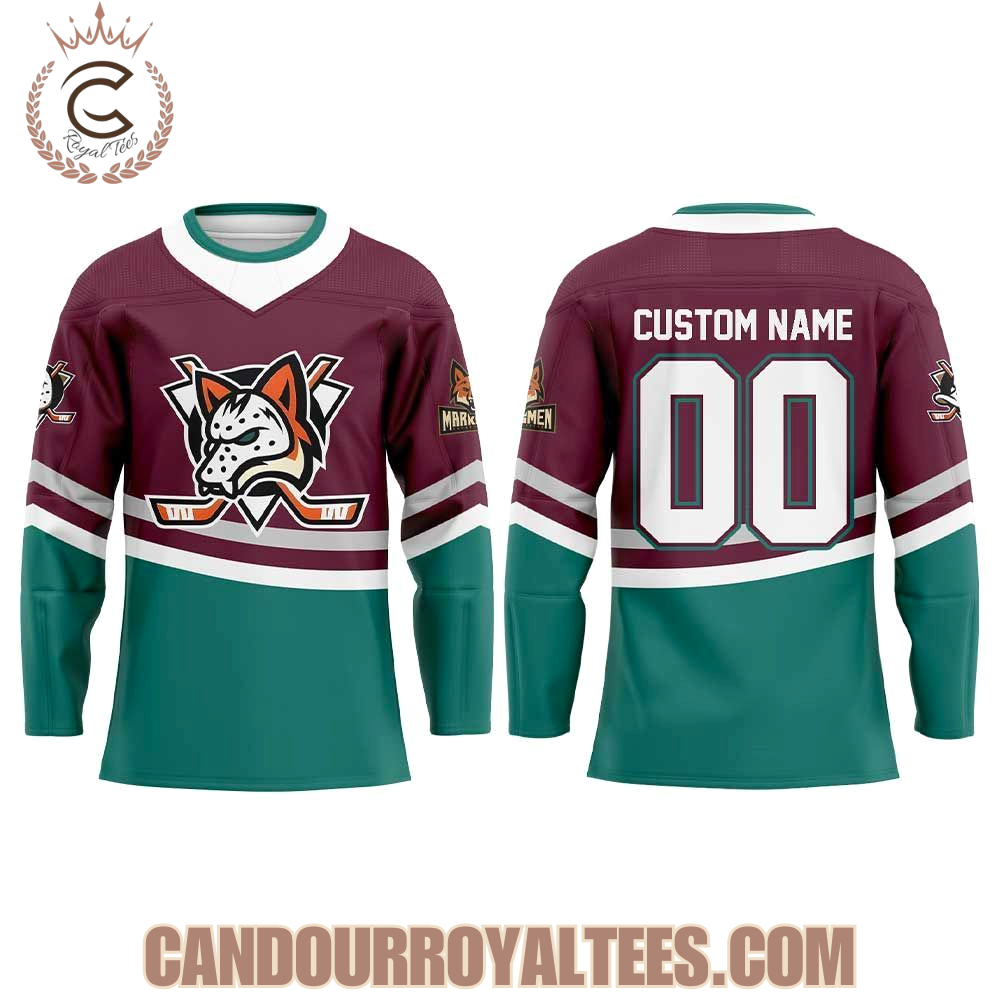 Fayetteville Marksmen Mighty Ducks Night 2026 Hockey Jersey - Image 2