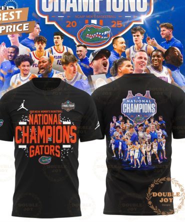 Florida Gators 2025 Ncaa Men'S Basketball National Champions T-Shirt, Hoodie - Black