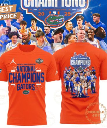 Florida Gators 2025 Ncaa Men'S Basketball National Champions T-Shirt, Hoodie - Orange