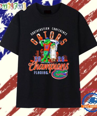 Florida Gators Southeastern Conference Champions 2026 Mascot T Shirt