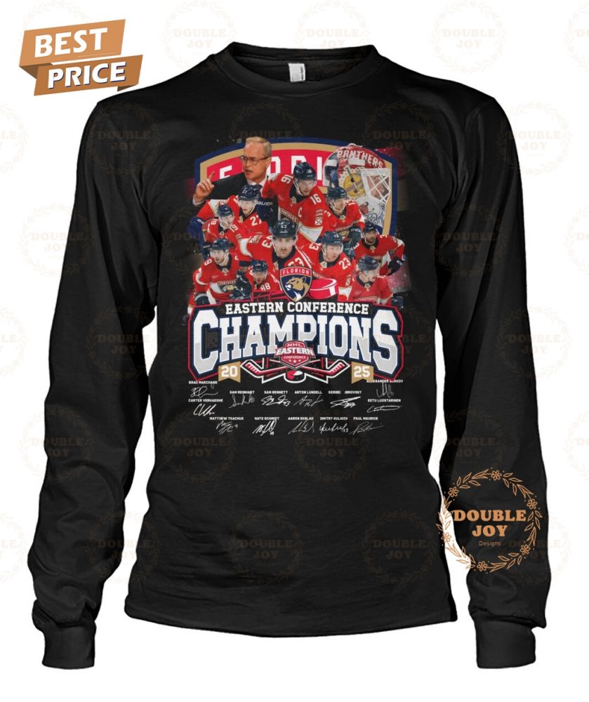 Florida Panthers Eastern Conference Champions 2025 T-Shirt - Image 2