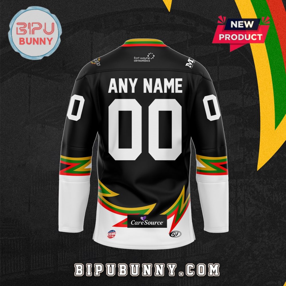 Fort Wayne Komets 2024 Mlk Night Hockey Jersey - Image 2