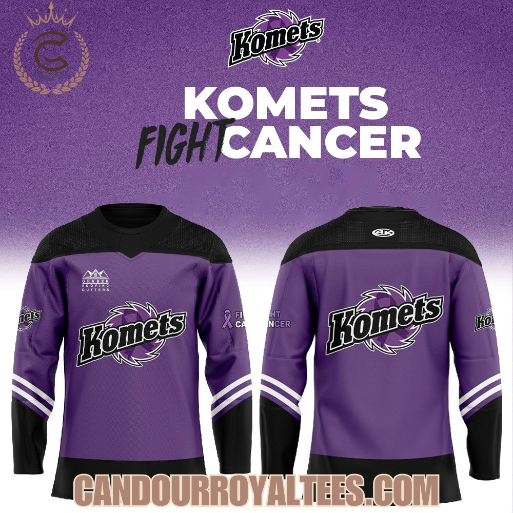 Fort Wayne Komets Cancer Night Hockey Jersey