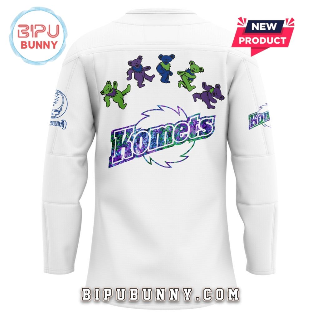Fort Wayne Komets Grateful Dead Night Hockey Jersey - Image 3