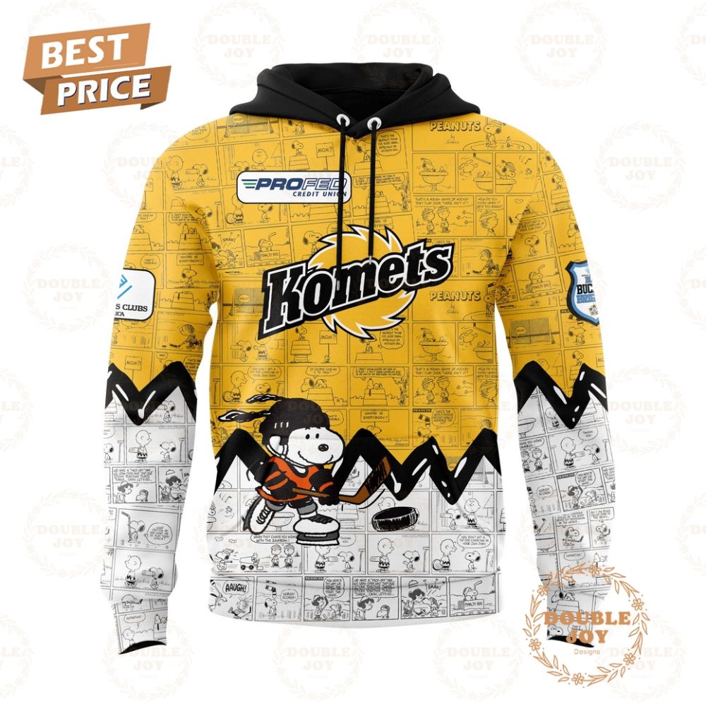 Fort Wayne Komets Peanuts Night 2025 Hoodie - Image 2