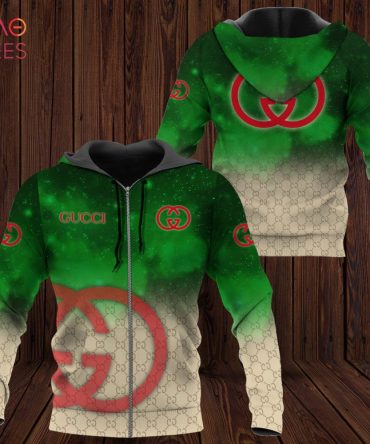 Best Gucci Brown Mix Green Luxury 3D Hoodie Limited Edition