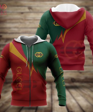 The Best Gucci Red Green Luxury 3D Hoodie Limited Edition