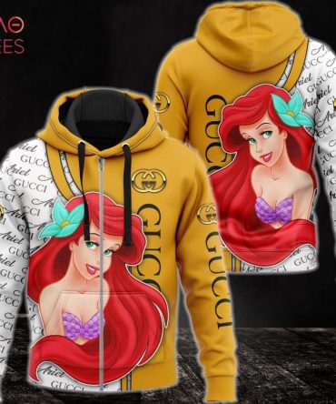 Best Gucci Gold Mix White Luxury 3D Hoodie Limited Edition