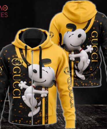 Best Gucci Snoopy Luxury 3D Hoodie Pod Design