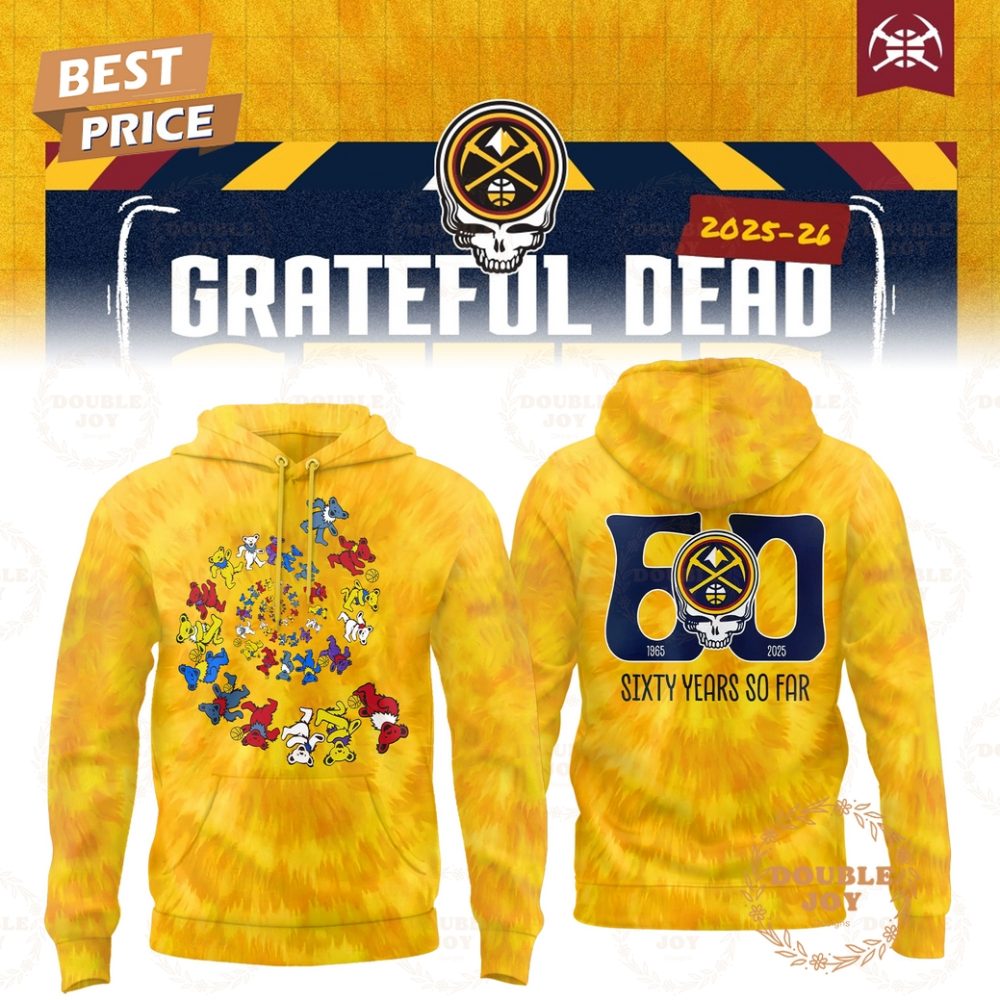 Grateful Dead 60 Years So Far 2025 Hoodie