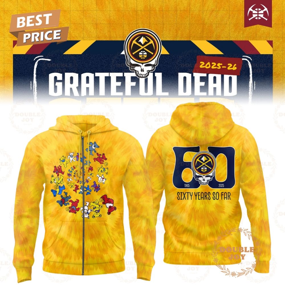 Grateful Dead 60 Years So Far 2025 Hoodie - Image 2