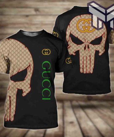 Gucci Shirt, Gucci Skull Luxury Brand T-Shirt Outfit For Men Women