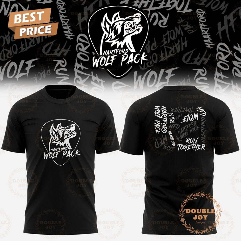 Hartford Wolf Pack Emo Night Black Limited Edition Hoodie - Image 2