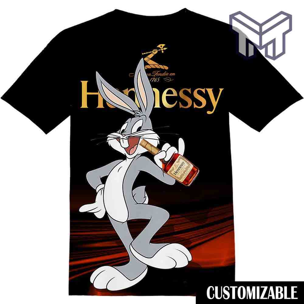 Hennessy Bugs Bunny 3D T-Shirt ,All Over 3D Printed Shirts